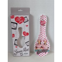 I Love Lucy Spoon Rest Polka Dot